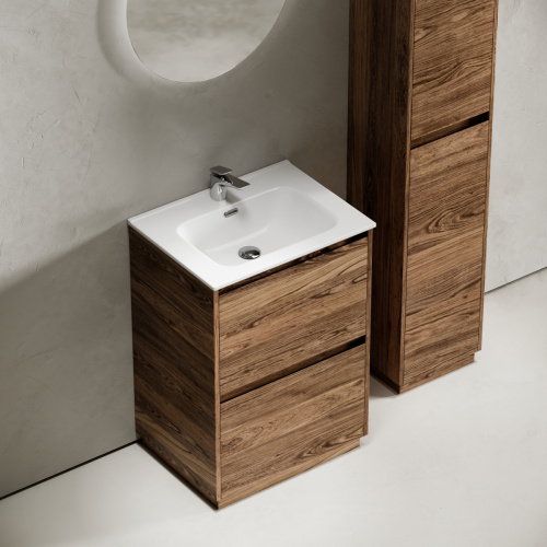 Тумба под раковину Sancos Libra Floor LB60FECH 60х50 напольная цвет коричневый - фото 4